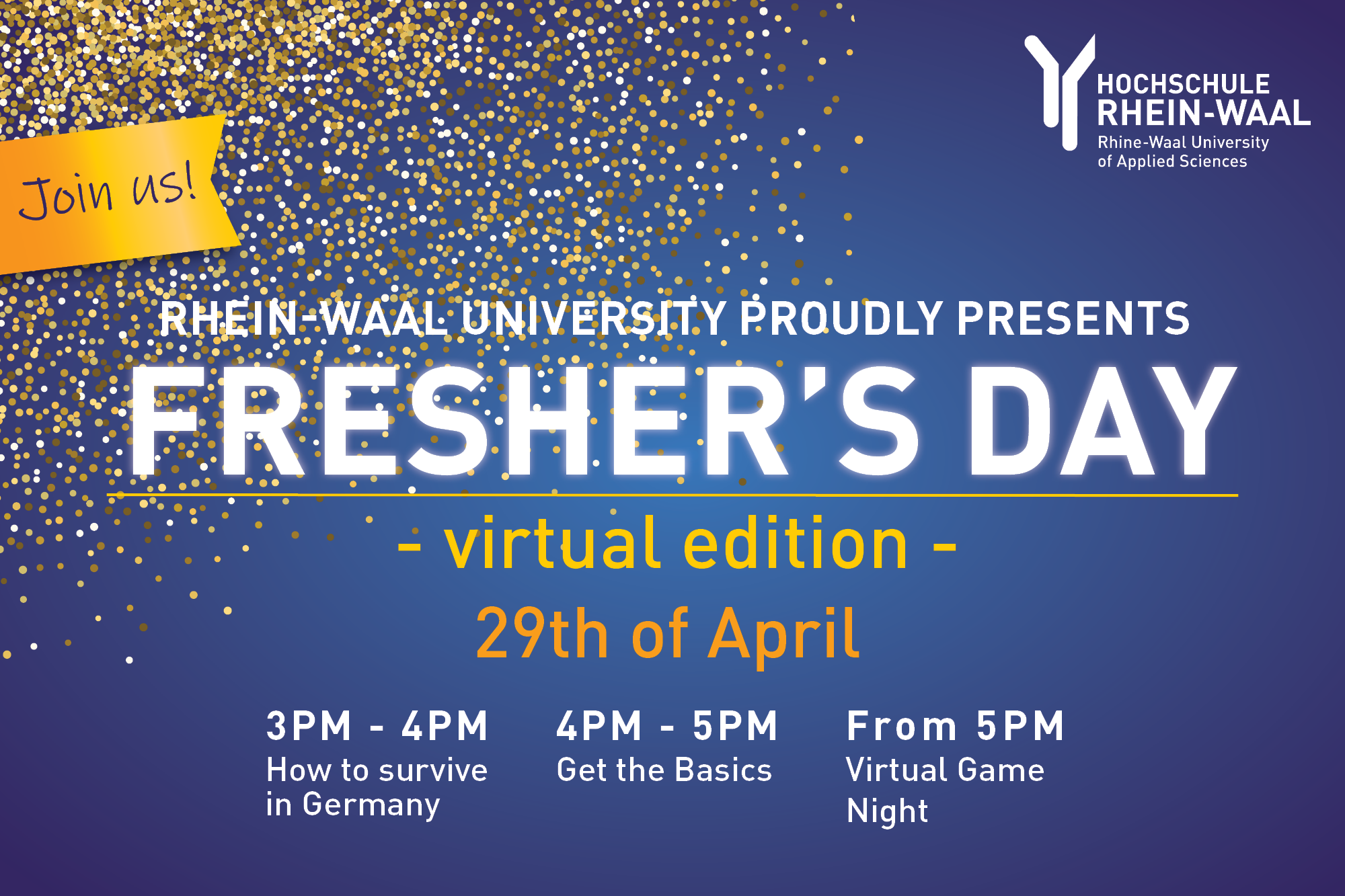 Freshers Day Virtual Edition 2020 Rhine Waal University Of Applied 